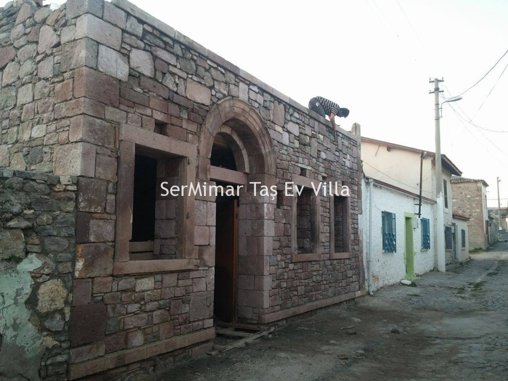 150 Metrekare Taş Ev Villa Maliyeti 2017 SerMimar Taş Ev, Taş Villa