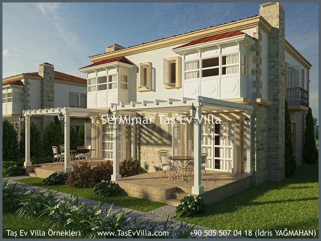 Alaçatı’da Taş Ev Villa Yazlık Yapımı Fiyatları SerMimar Taş Ev, Taş